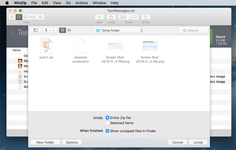 Free unzip software for mac